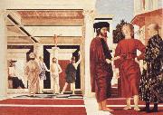 Piero della Francesca The Flagellation of Jesus painting